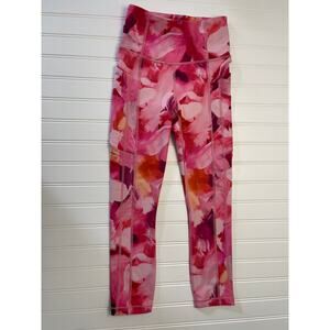 Athleta Ultimate Stash II Capri Tight Medium Floral Print Legging Womens XXS 2XS